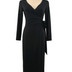 New V-neck Tie Waist Slim Slimming Dress